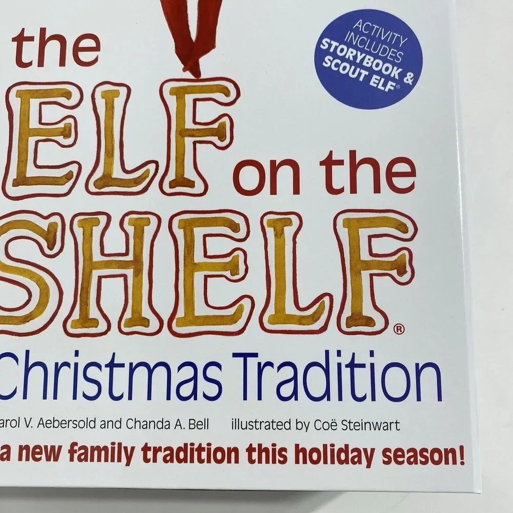 Elf On The Shelf Brown Eyed Dark Skin Boy Doll Figure And Story Book Boxed New - Picture 6 of 10